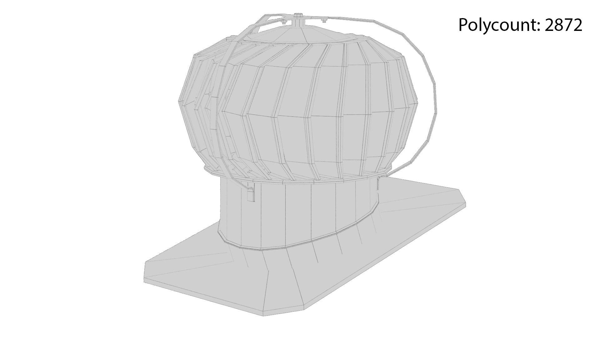 3D Turbine Vent https://p.turbosquid.com/ts-thumb/Rb/8dInYw/42/turbineventwireframe02/jpg/1744807995/1920x1080/fit_q87/ffc37ab53f566366b625bdcfa796544ed6368693/turbineventwireframe02.jpg