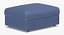 scandinavian ottoman 3D model