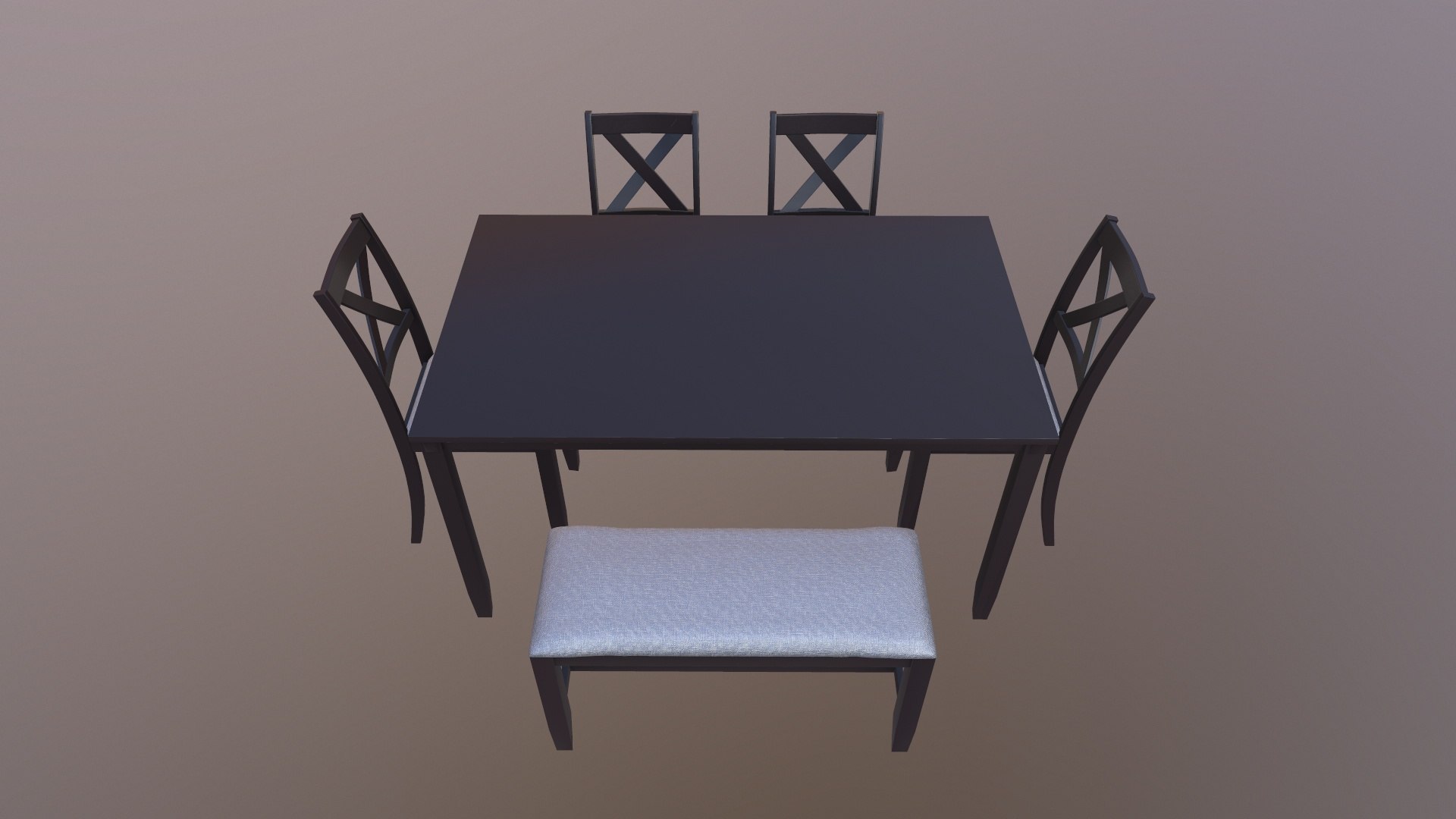 3D Model Dining Table - TurboSquid 2142292