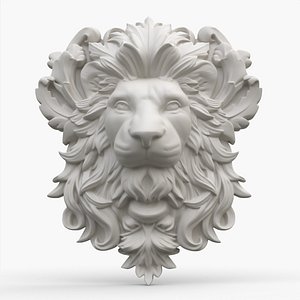 Lion Mascaron 1 3D model