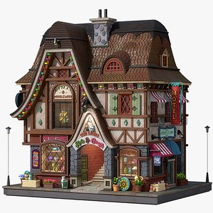 Cartoon House 19 3D model