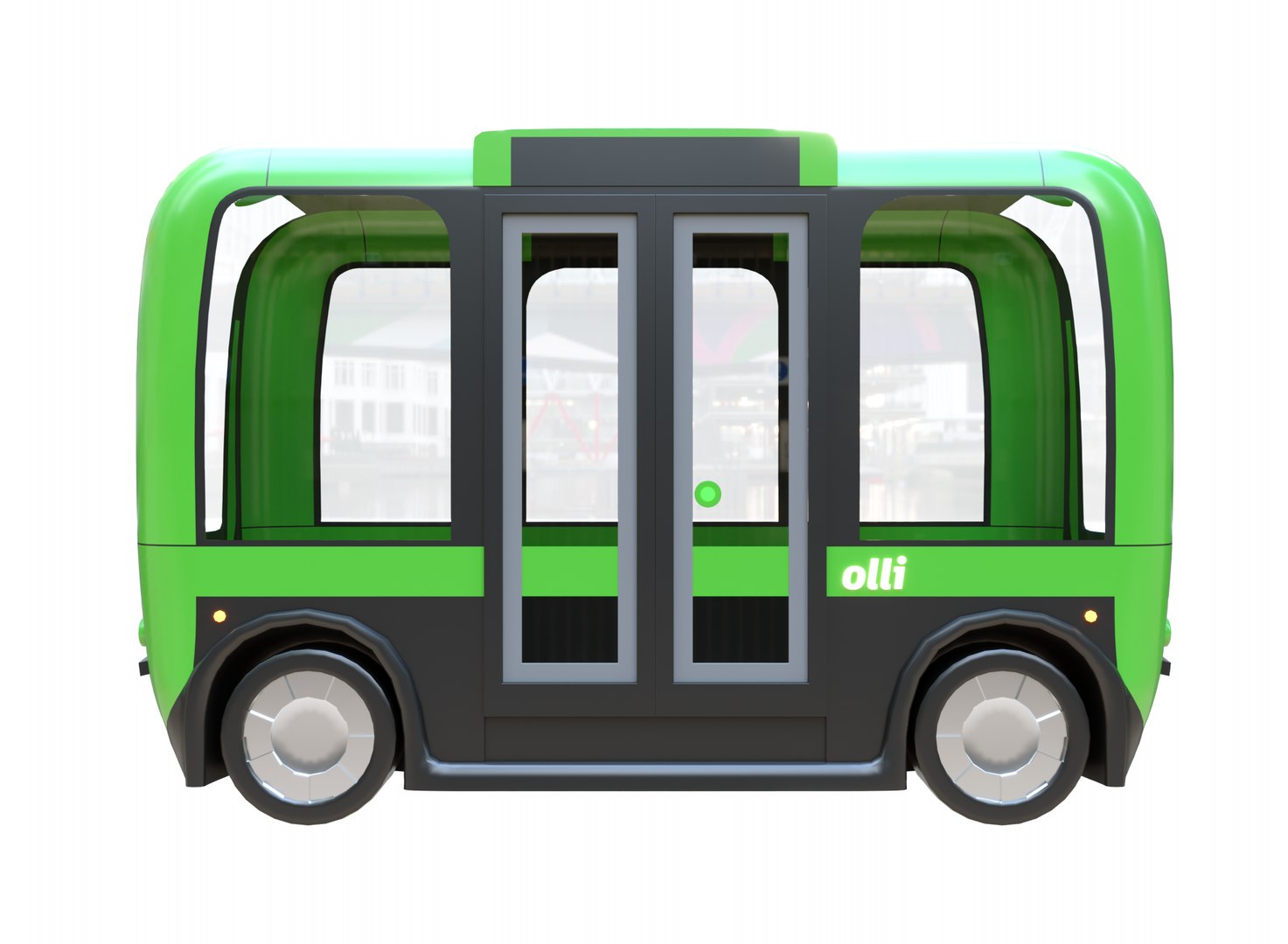 E-Bus Photo Realistic 3D Model - TurboSquid 1826192