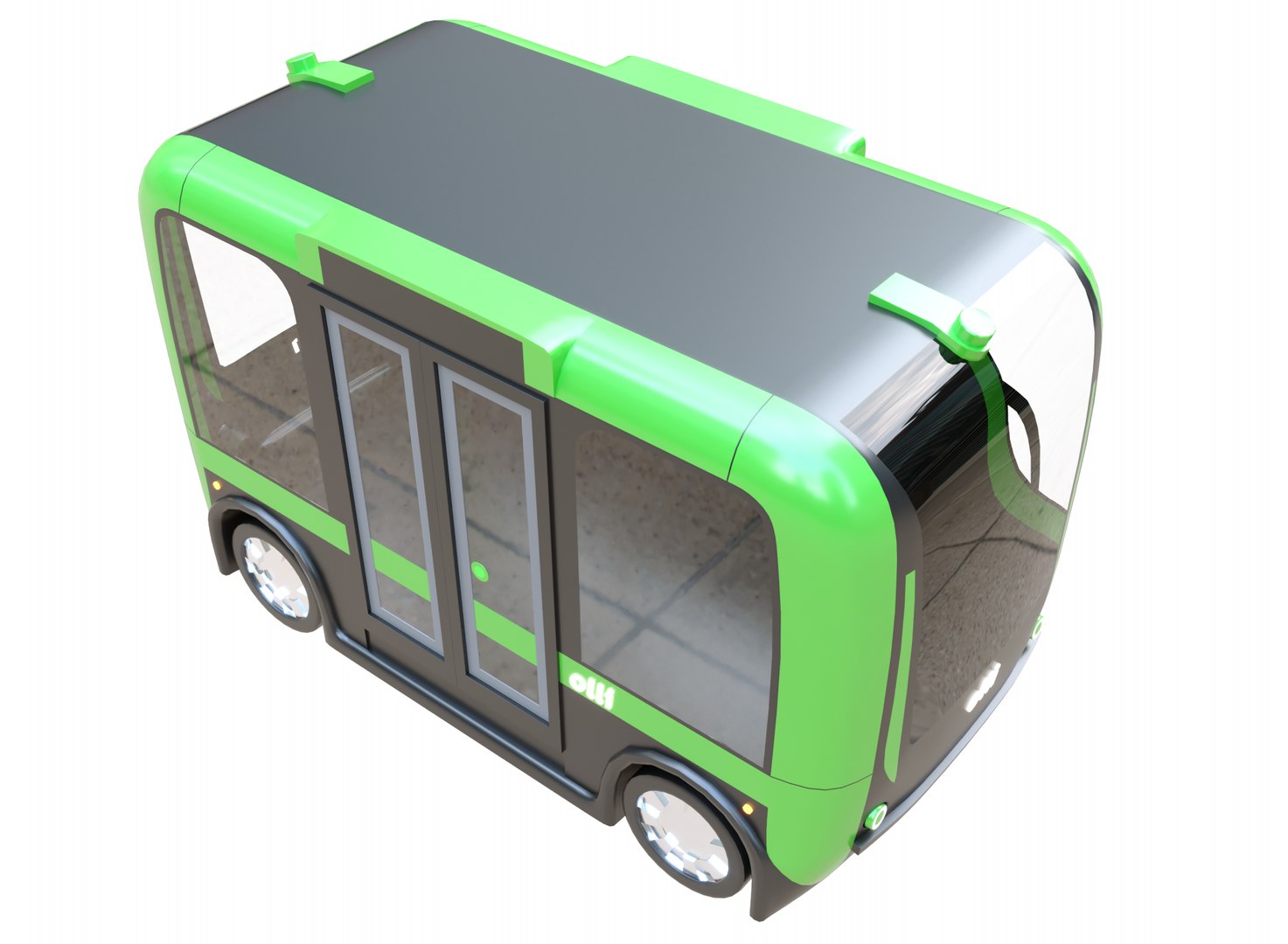 E-Bus Photo Realistic 3D Model - TurboSquid 1826192