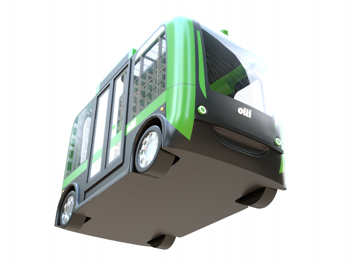 E-Bus Photo Realistic 3D Model - TurboSquid 1826192