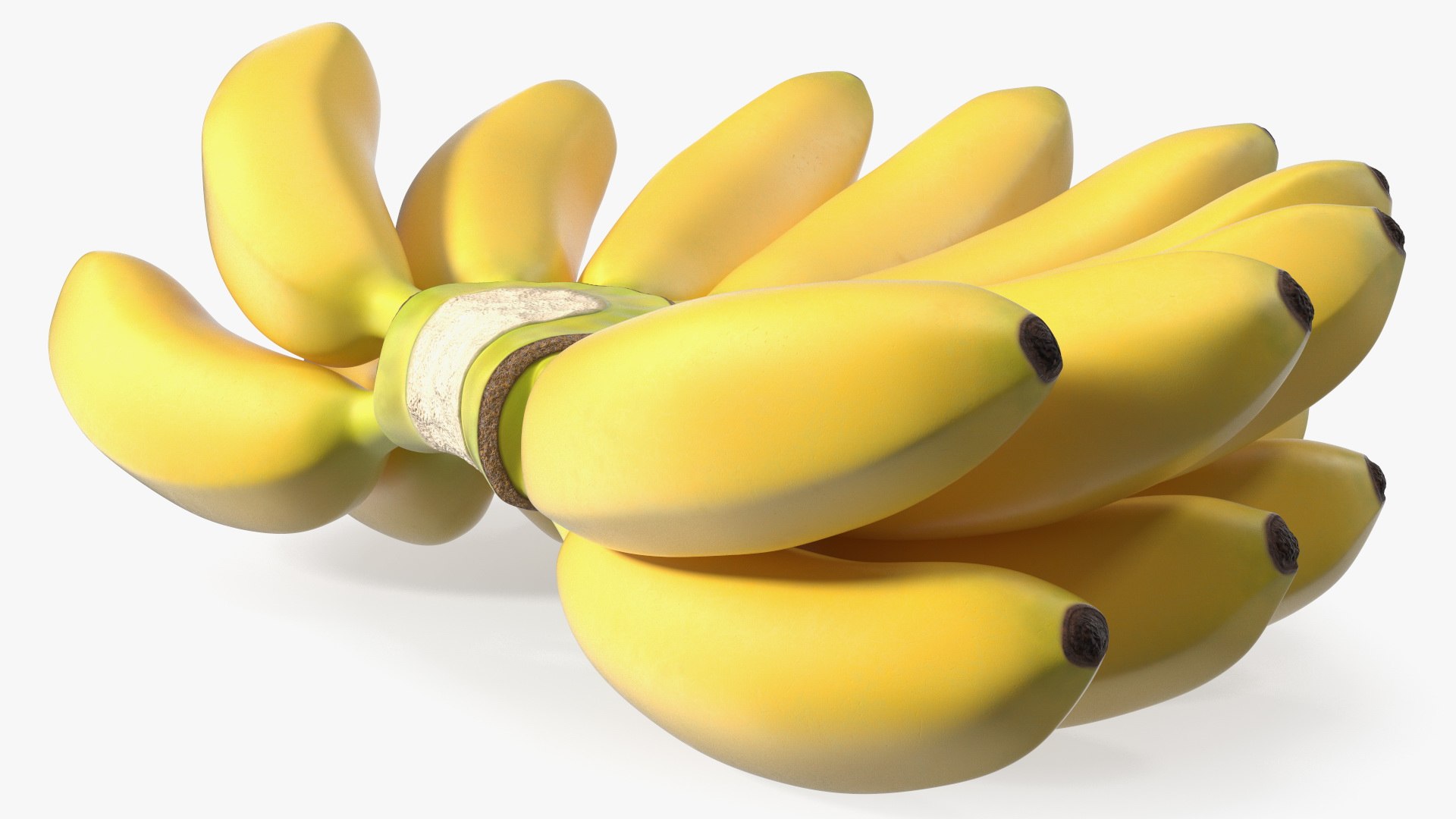 banana bunch banan 3d model