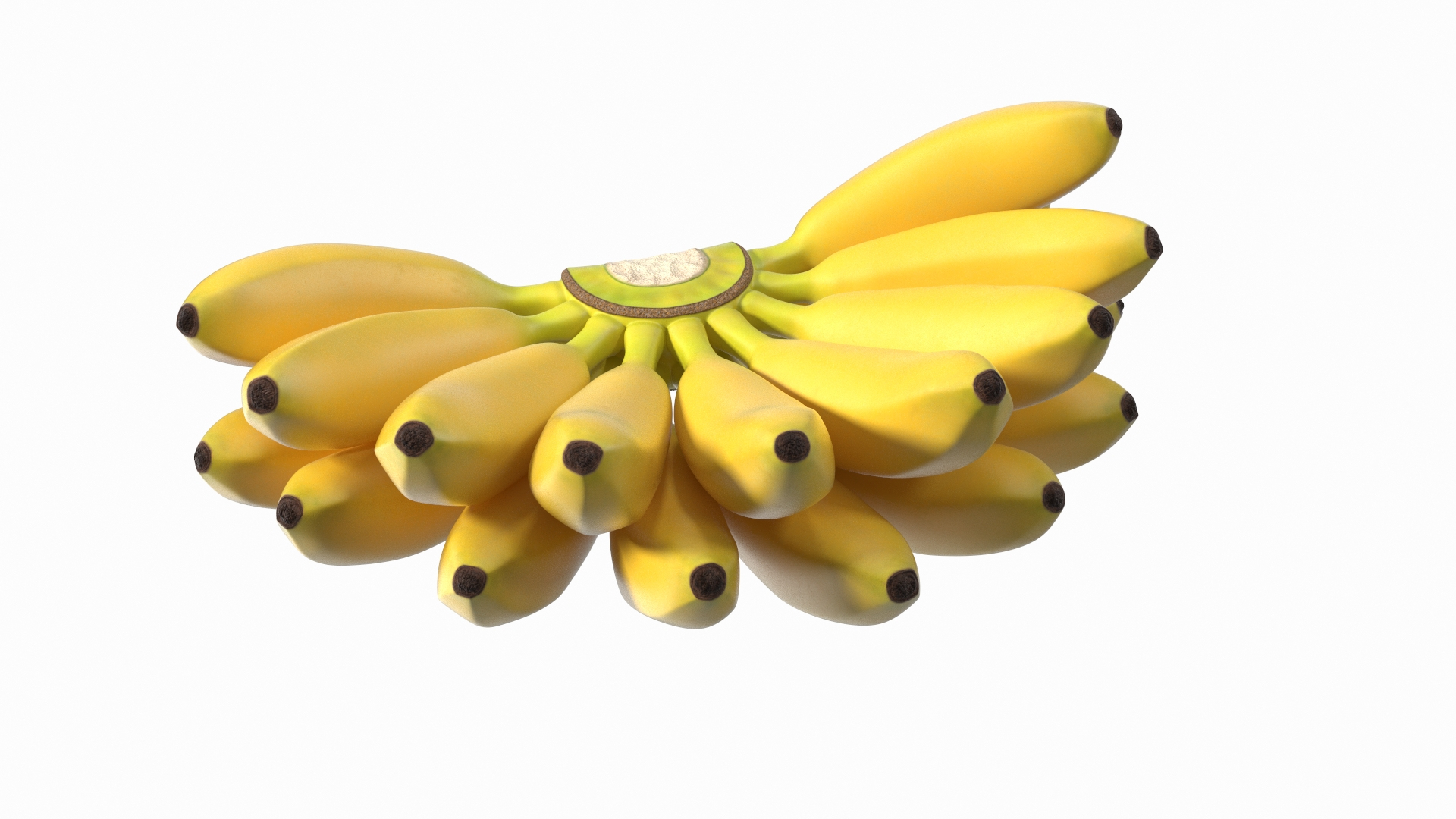 banana bunch banan 3d model