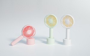 3D Small fan Modeling and rendering 1-6Collection