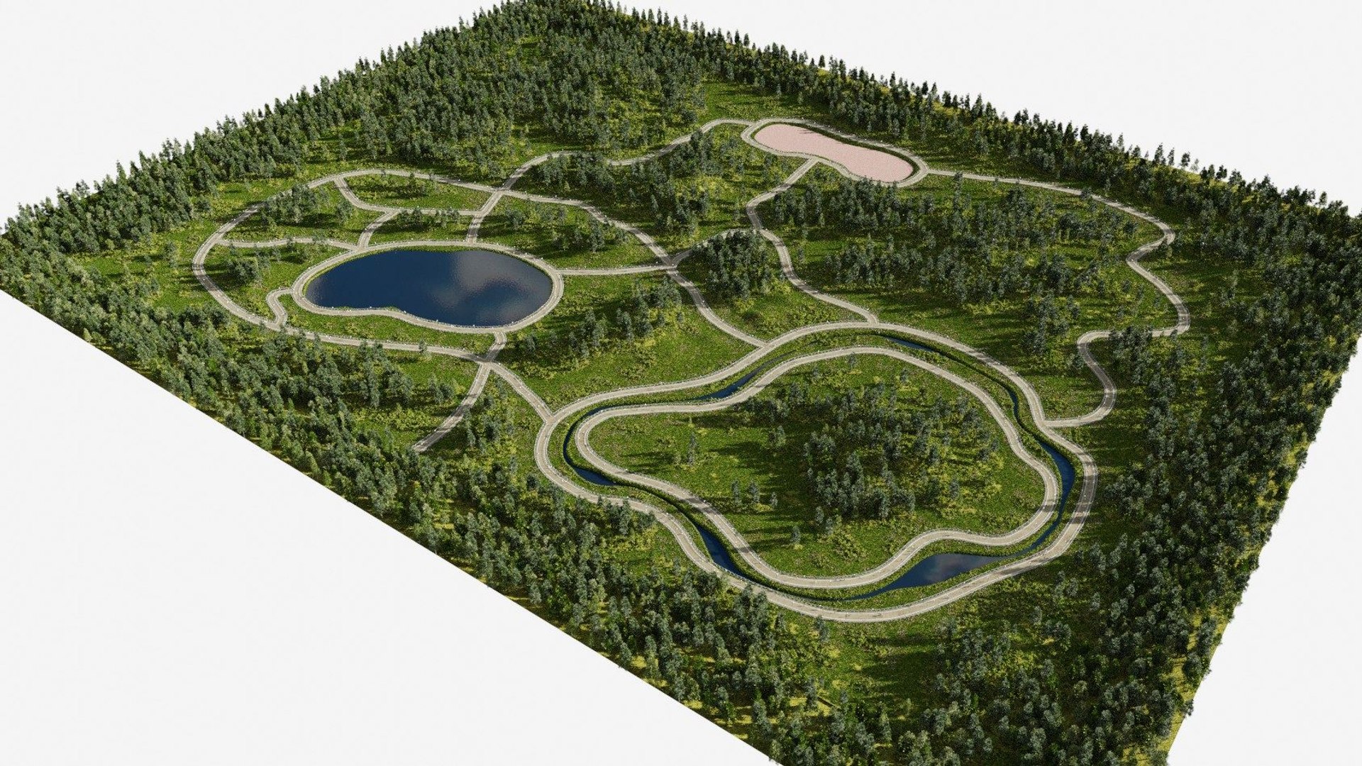 Park Blender 3D TurboSquid 1563027