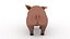 3D Cartoon pig 3D model