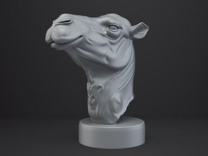Camel Bust - Animal Figurine model