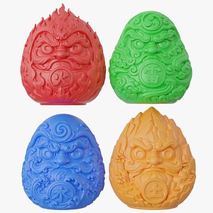 Elemental Daruma - Serie01