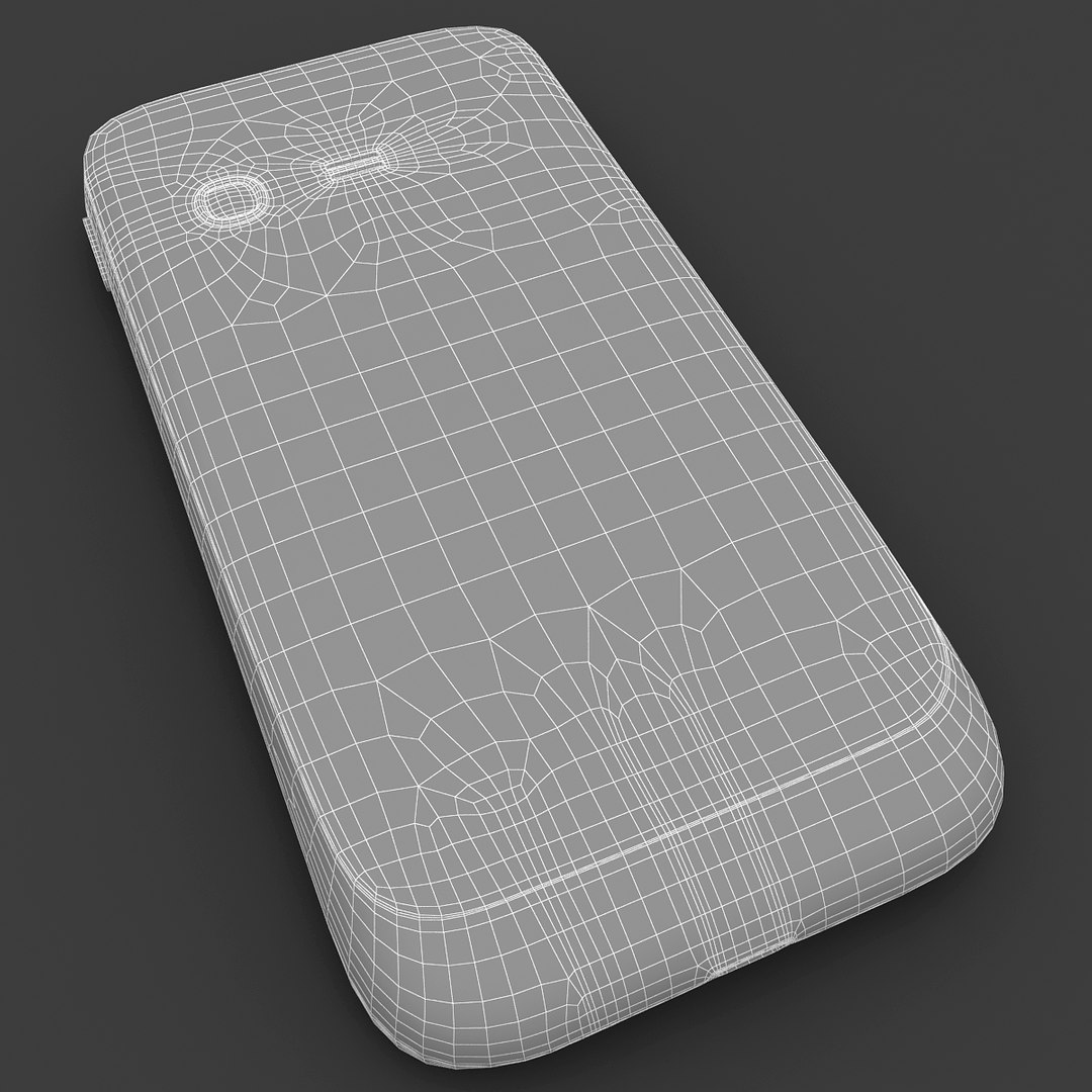 samsung galaxy chat b5330 3d model