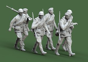 soldier ussr 3D