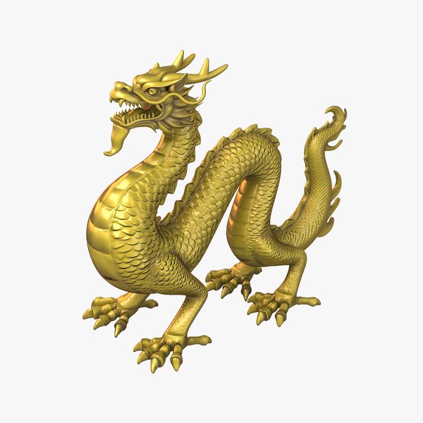 3d model chinese dragon