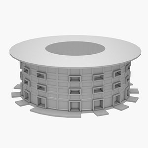 Hi-Tech Building 19 3D model