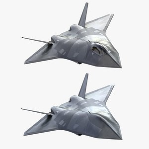 3D Future Jet Fighter Concept 2050 Pack