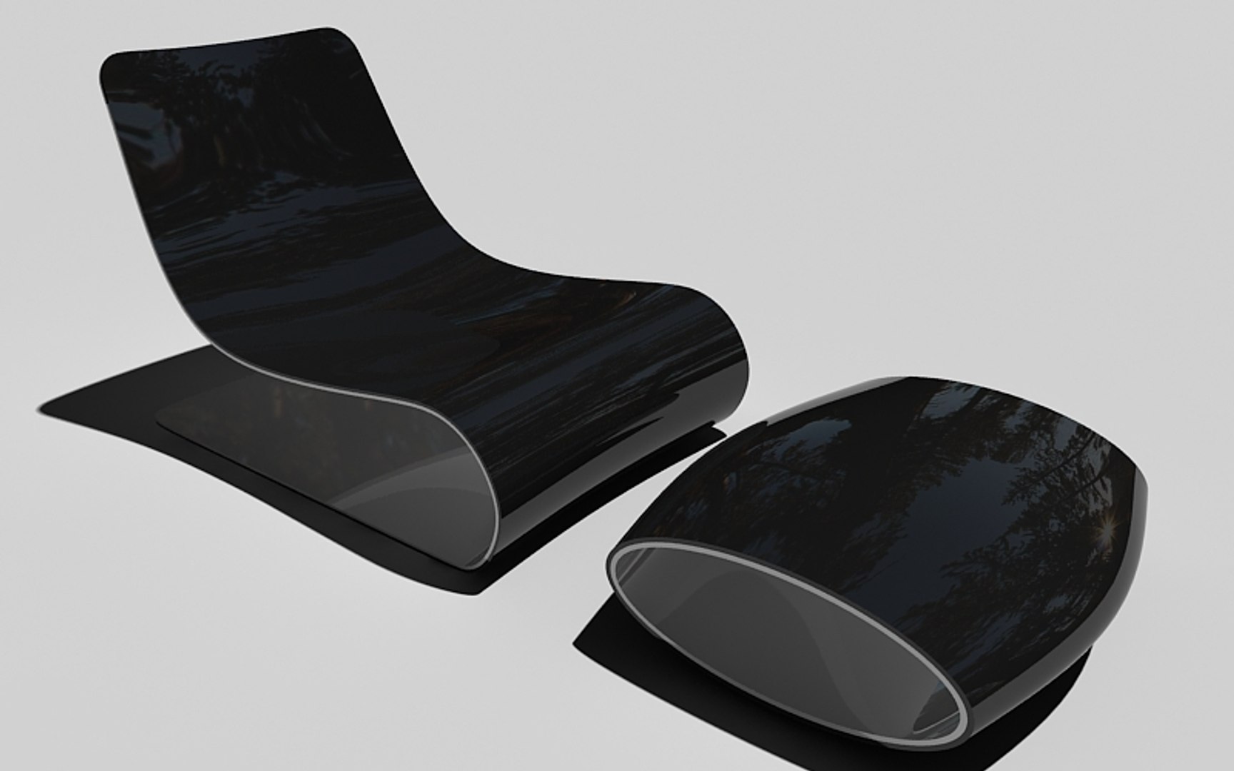 Lounge Chairs 3d Model