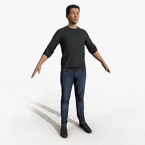 Asian male man