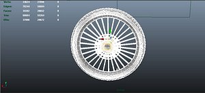 3d model bike wheel
