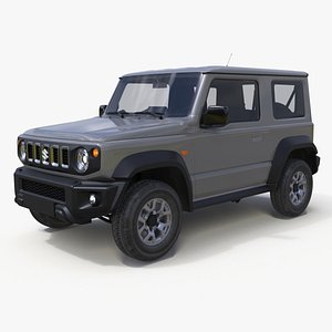 2025 Suzuki Jimny Three Door SUV Gray 3D model