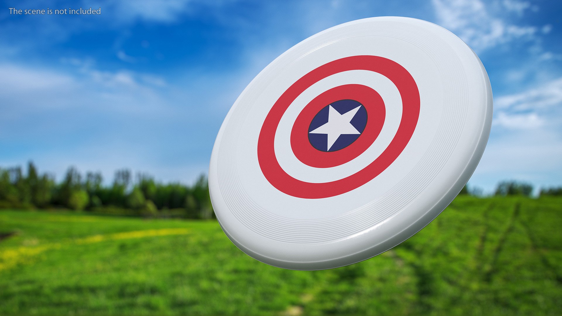 Frisbee Disc With A Superhero Theme 3D - TurboSquid 2219512