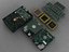 3d old computer components model