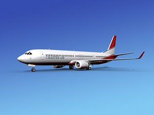 3d model 737-900er 737 airplane 737-900