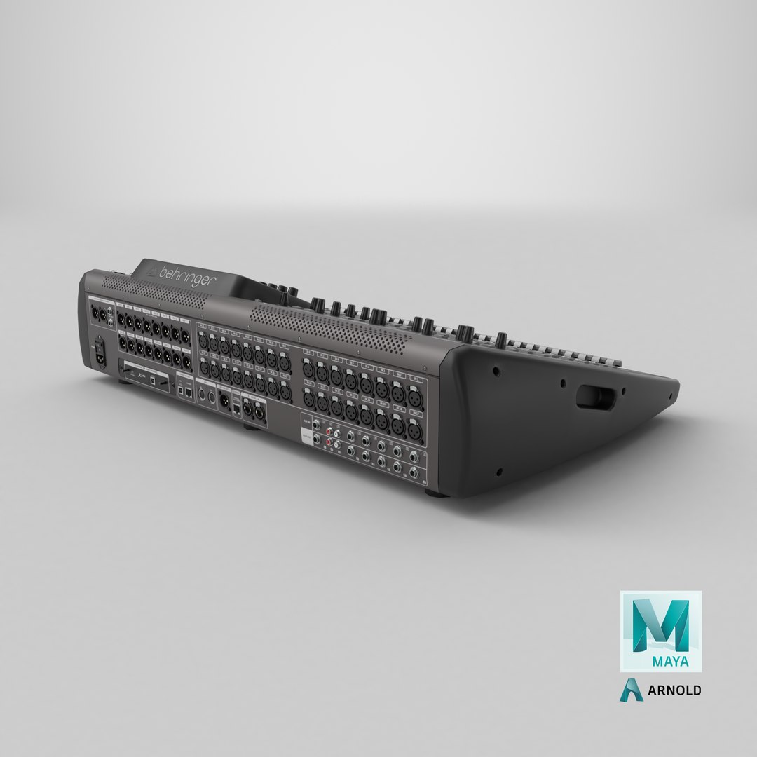 3D Behringer X32 Digital Mixing Console - TurboSquid 2183266