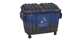 Trash Container PBR 3D