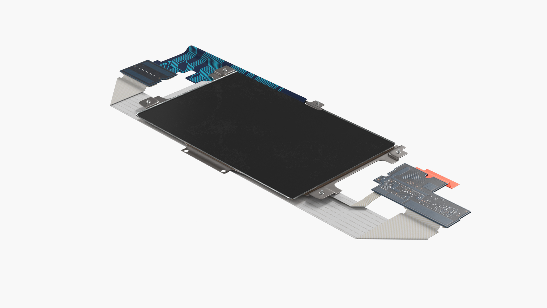 3D Laptop Touchpad Module With Ribbon Cable X G1a - TurboSquid 2463418
