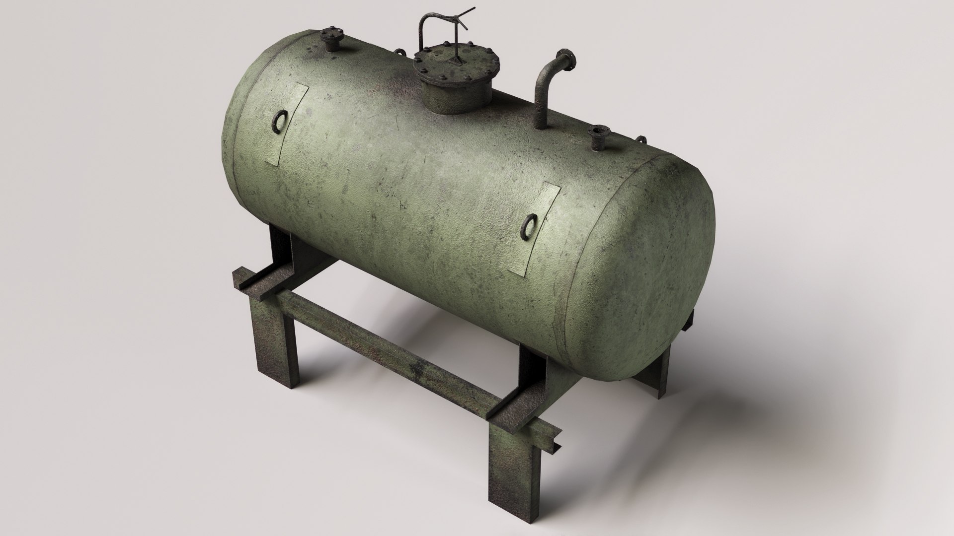 3D Model Industrial Tanks Set - TurboSquid 2068056