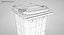 green wheelie bin 3D model