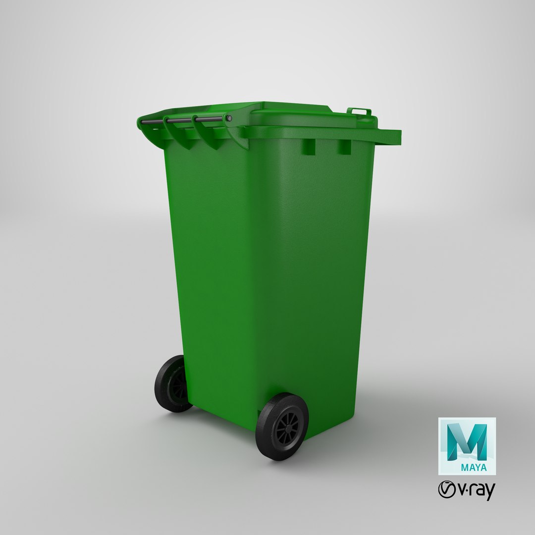 green wheelie bin 3D model https://p.turbosquid.com/ts-thumb/Rc/46iaVG/HaehoL57/stemcell_maya_vray_render/png/1559337327/1920x1080/fit_q87/dd3f468d47cf532ae435e871abf390e054478888/stemcell_maya_vray_render.jpg