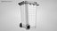 green wheelie bin 3D model