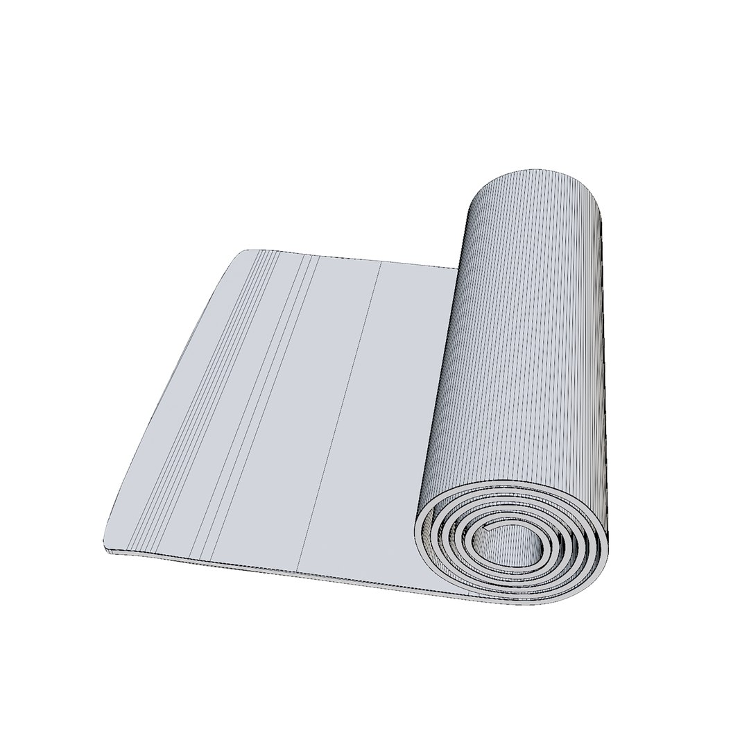 3D Model Yoga Mat - TurboSquid 2459928