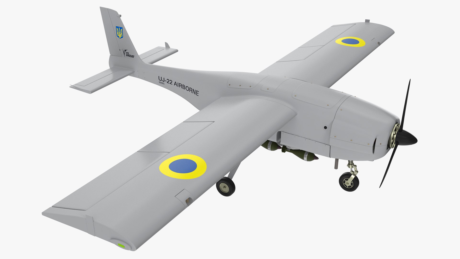 Global Strike UAVs Collection 3D model https://p.turbosquid.com/ts-thumb/Rc/8zDoax/Rb/ukrjetuj22airbornedrone3dmodel001/jpg/1790535307/1920x1080/fit_q87/ba0838239de279ce8f945c59344b63127b14a6da/ukrjetuj22airbornedrone3dmodel001.jpg