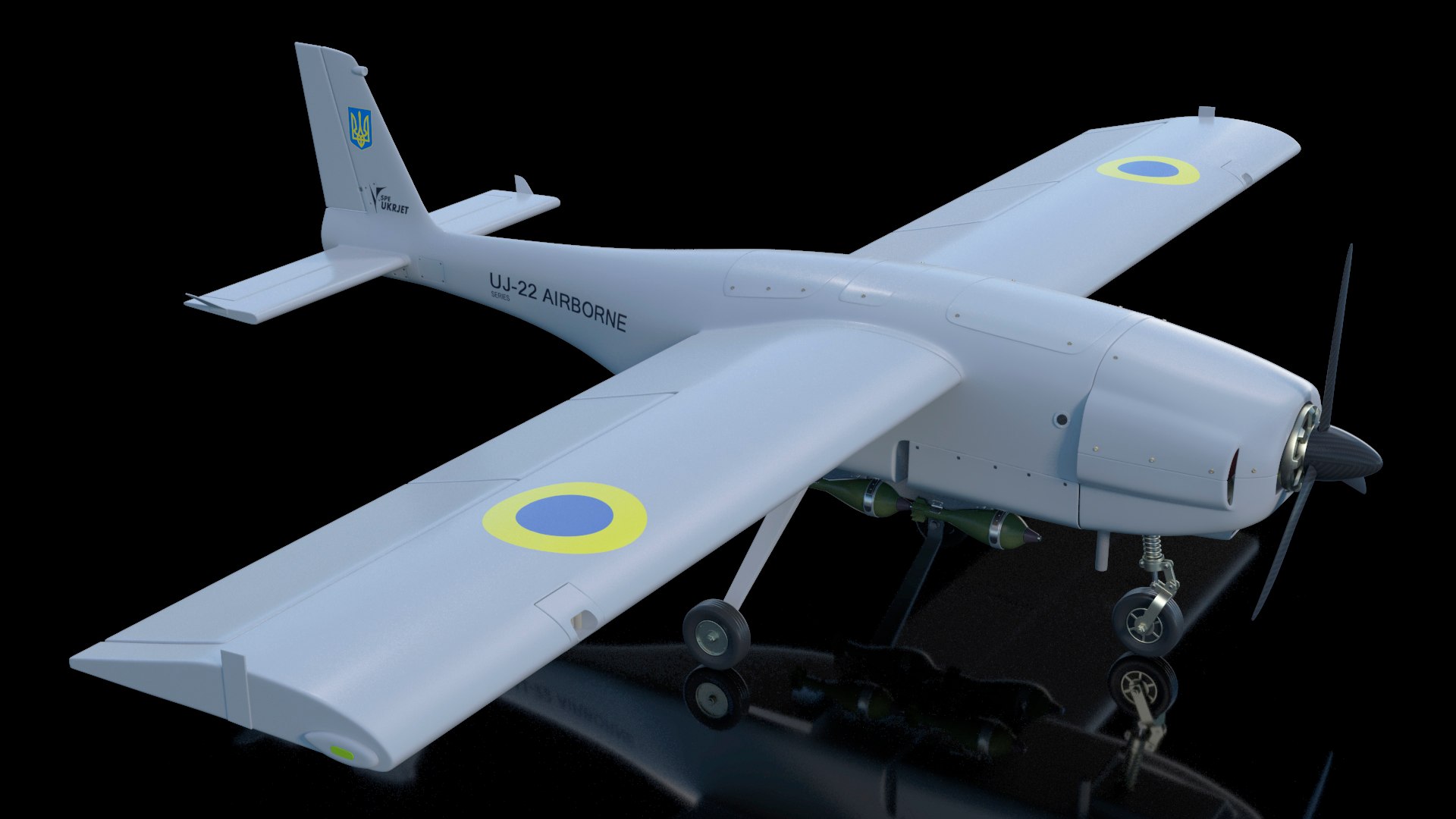 UKRJET UJ22 Airborne Drone 3D https://p.turbosquid.com/ts-thumb/Rc/8zDoax/eY/ukrjetuj22airbornedrone3dmodel002/jpg/1660308608/1920x1080/fit_q87/cc733672aca7d94da5985c30f09b6254e23cfdd4/ukrjetuj22airbornedrone3dmodel002.jpg