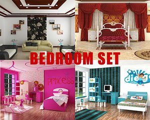 rooms interior 3d model