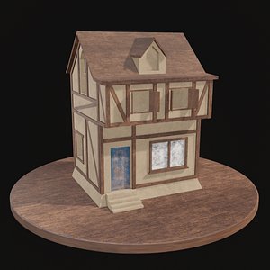 3D model medival house