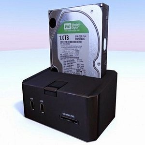 external hard drive 3d 3ds