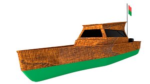 Madagascar Wooden Boat