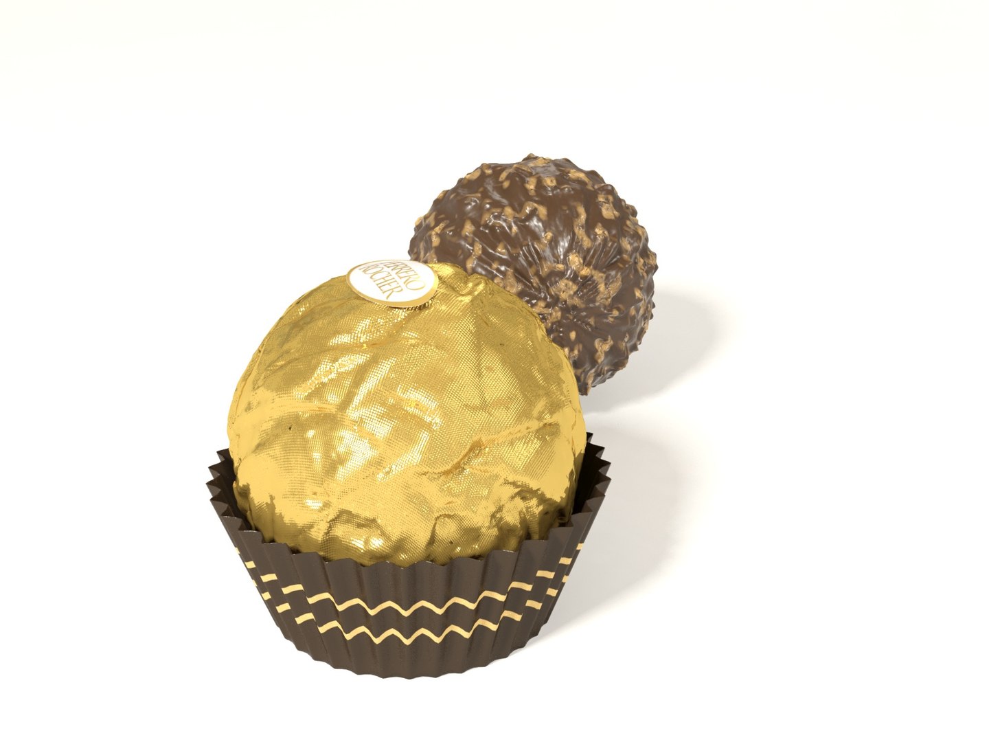 3d Model Of Ferrero Rocher