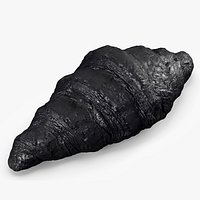 Charcoal Croissant Whole