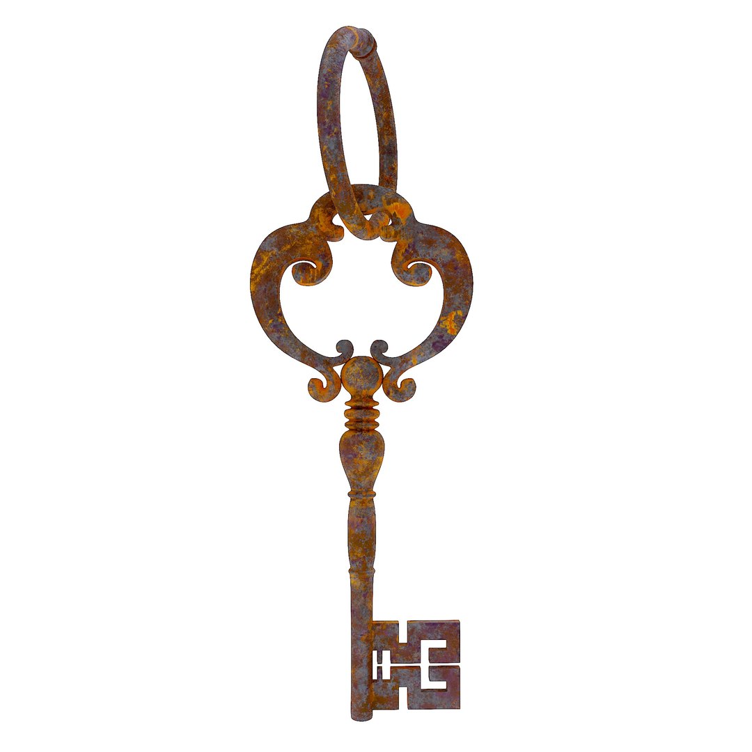 Old Dirty Door Key 3D Model - TurboSquid 1986960