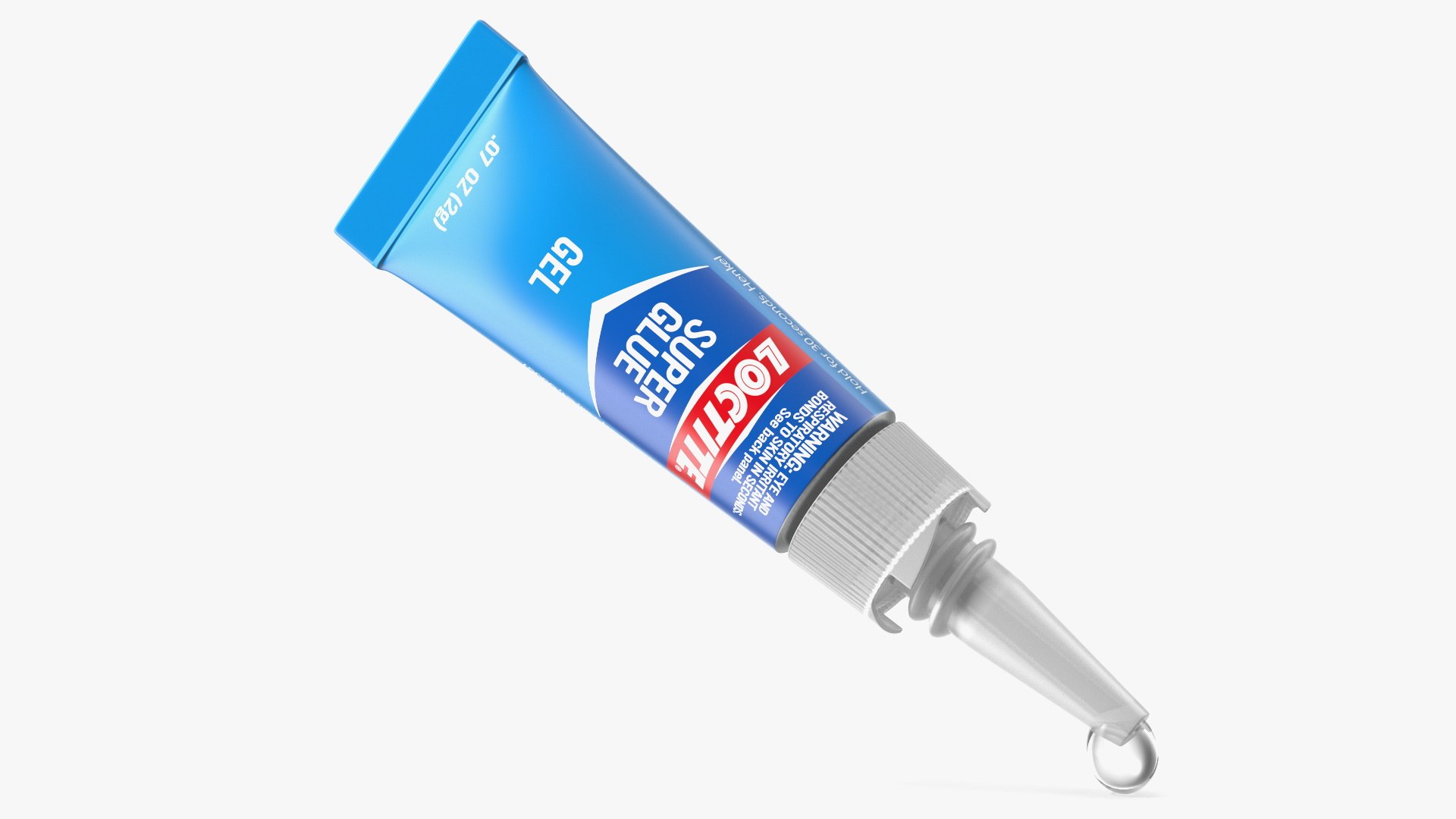 Super Glue Drop 3D model preview