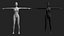 Maillage féminin animé - 14 poses v4