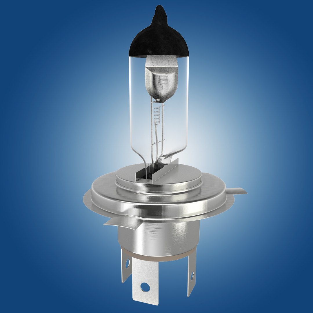 3d model of car bulb