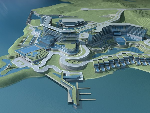 3D Beachfront Hotel 1