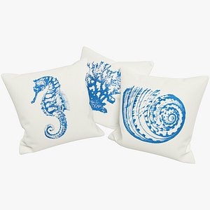 Sea Pillows V3 3D model