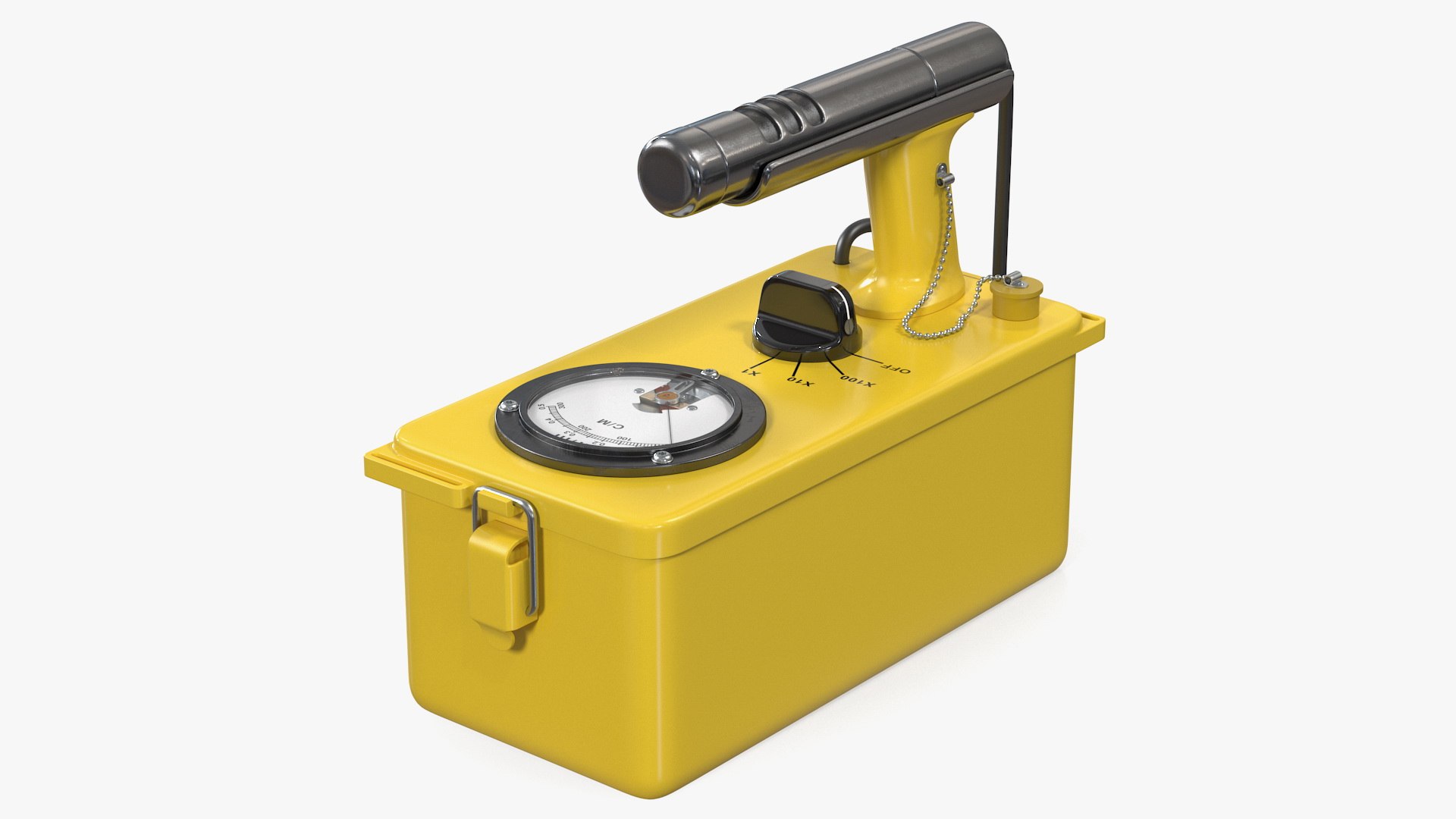 Civil Defence Geiger Counter 3D model preview